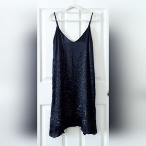 Max Studio Special Edition Silk Blend Floral Slip Dress